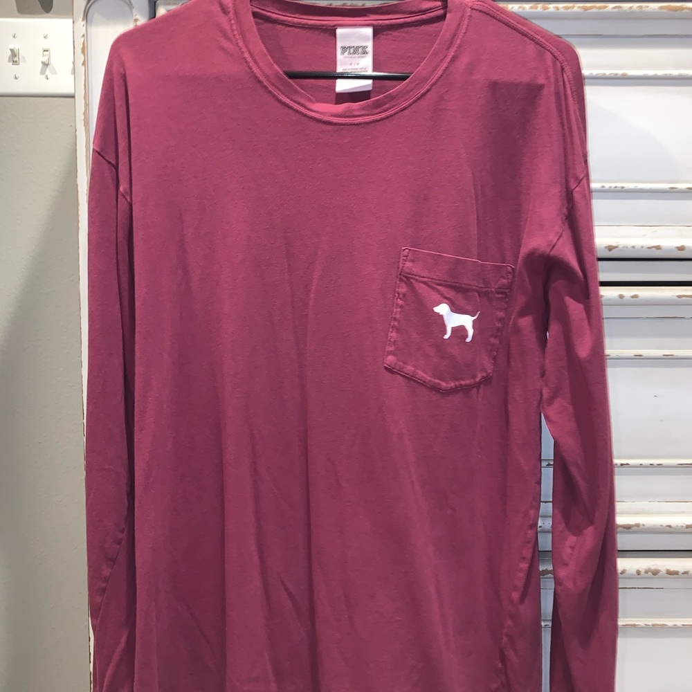 VS pink long sleeve shirt